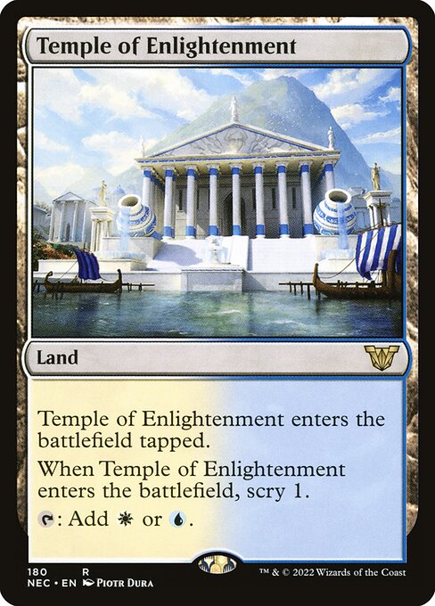 Templo da Iluminação — Neon Dynasty Commander 180