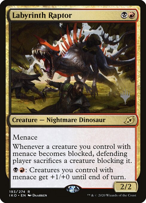 Raptor do Labirinto — Ikoria: Lair of Behemoths Promos 193p