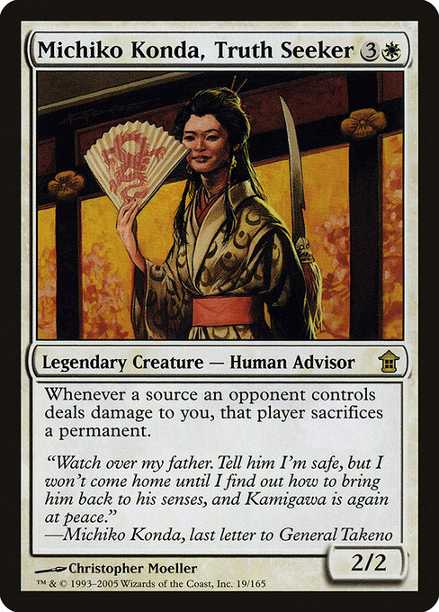 Michiko Konda, a Busca-Verdade — Saviors of Kamigawa 19