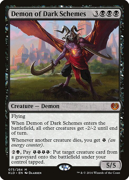 Demônio dos Esquemas Sombrios — Kaladesh 73