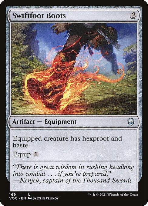 Botas Pé-ligeiro — Crimson Vow Commander 169