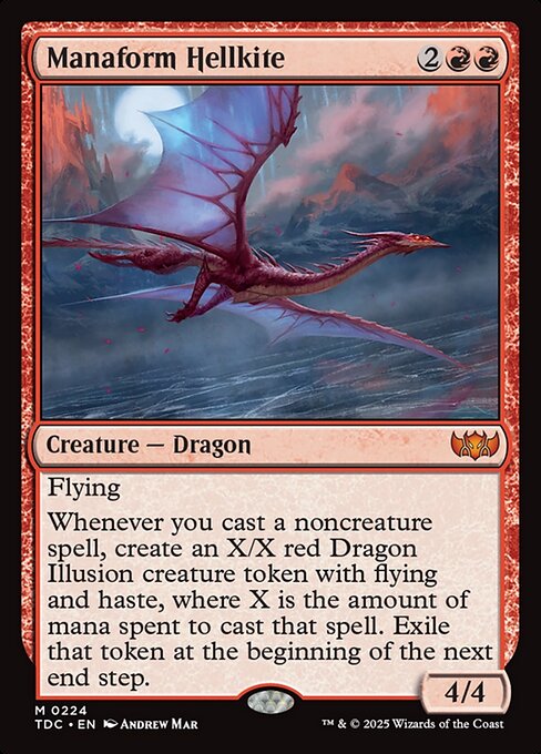 Dragão Avérneo Manaforme — Tarkir: Dragonstorm Commander 224