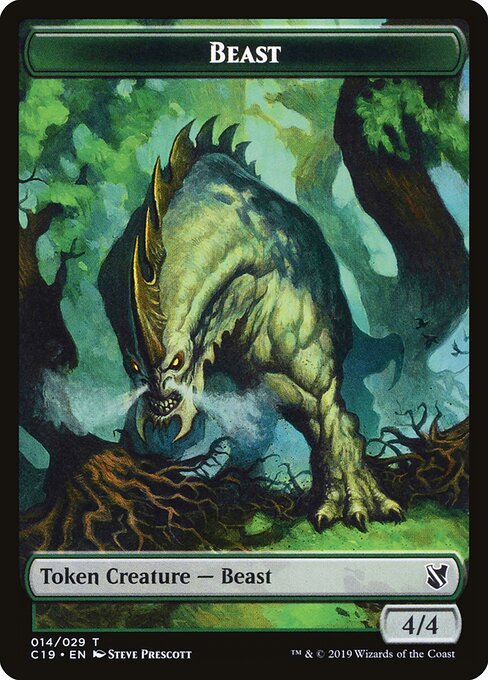 Beast — Commander 2019 Tokens 14