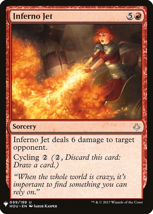 Jato Infernal — The List HOU-99