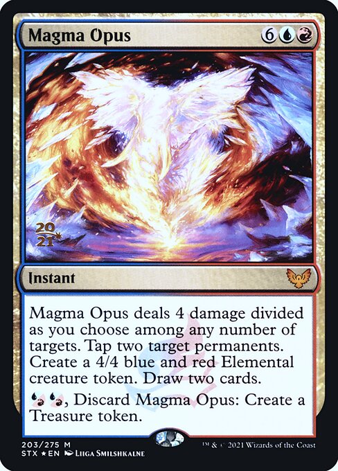 Magma Opus — Strixhaven: School of Mages Promos 203s