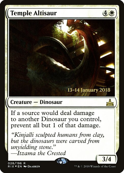 Altissauro do Templo — Rivals of Ixalan Promos 28s