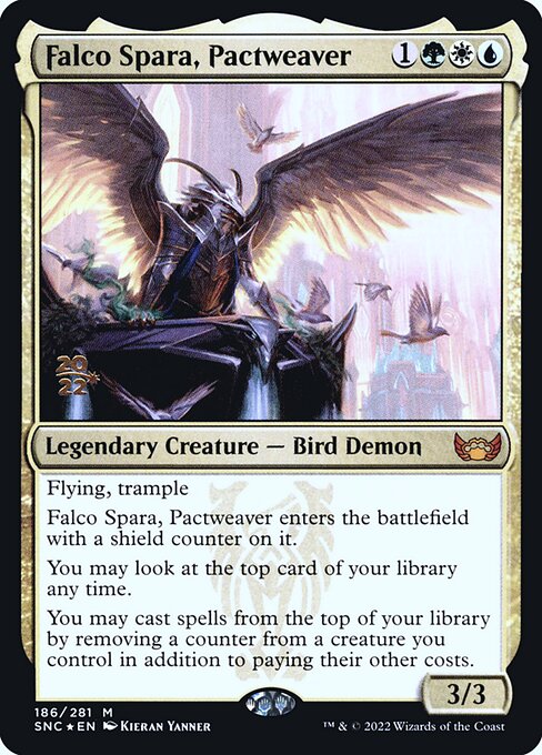 Falco Spara, Tecedor de Pactos — Streets of New Capenna Promos 186s