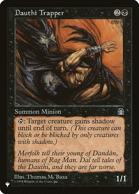 Armadilheiro de Dauth — The List STH-56
