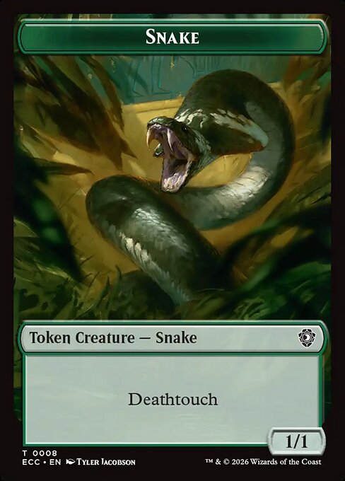 Snake — Lorwyn Eclipsed Commander Tokens 8