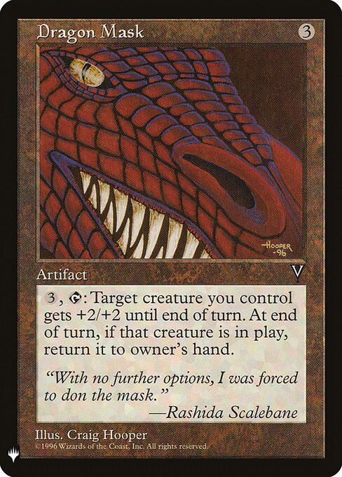 Máscara de Dragão — The List VIS-144