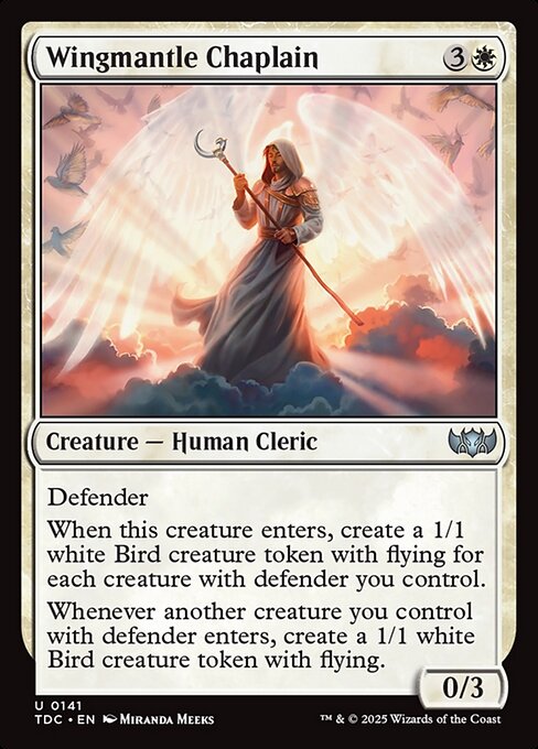 Capelão do Manto Alado — Tarkir: Dragonstorm Commander 141