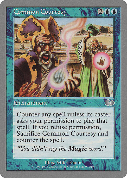 Common Courtesy — Unglued 21
