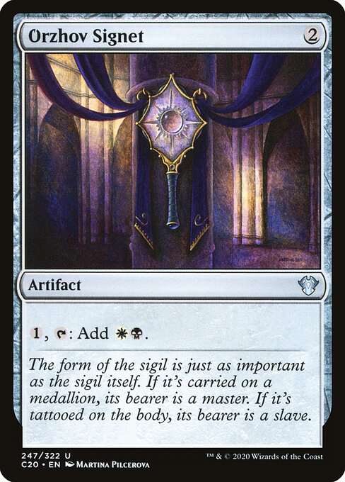 Sinete Orzhov — Commander 2020 247
