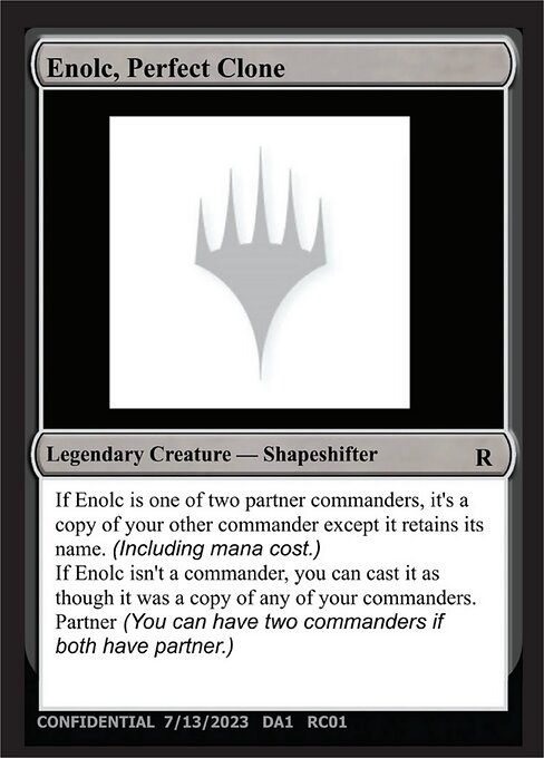 Enolc, Perfect Clone — Unknown Event RC01c