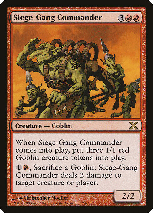 Comandante do Grupo de Cerco — Tenth Edition 234