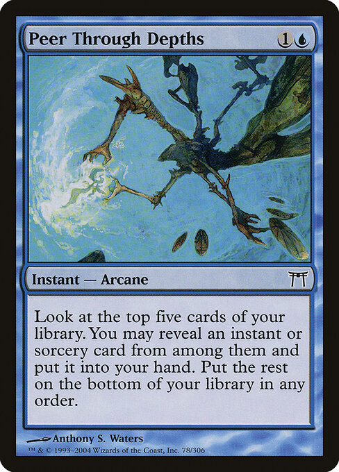 Examinar as Profundezas — Champions of Kamigawa 78