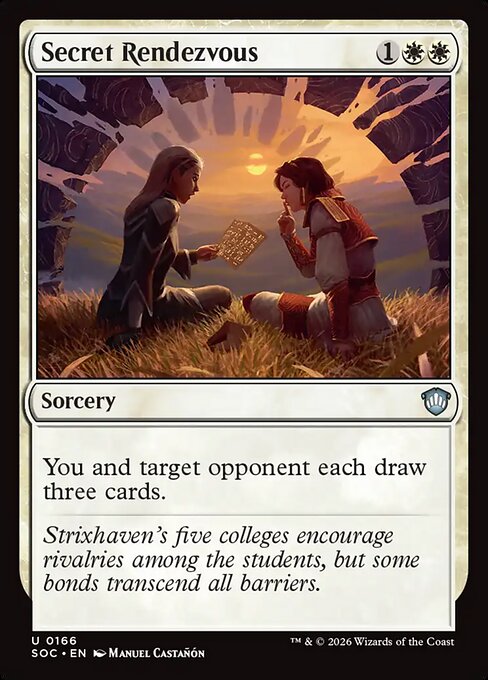 Encontro Sagrado — Secrets of Strixhaven Commander 166