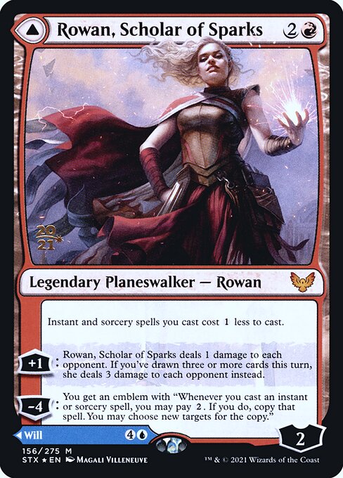 Rowan, Scholar of Sparks — Strixhaven: School of Mages Promos 156s