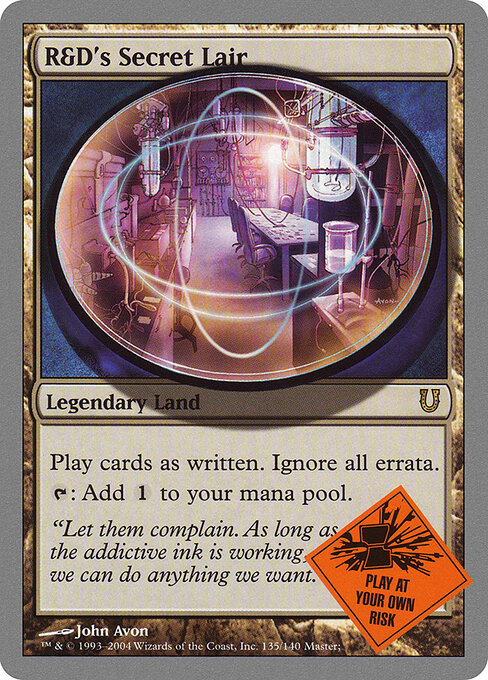 R&D's Secret Lair — Unhinged 135