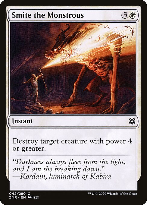 Golpear o Monstruoso — Zendikar Rising 42