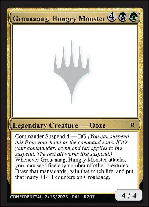 Groaaaaag, Hungry Monster — Unknown Event RZ07b