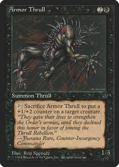 Armor Thrull — Fallen Empires 33b