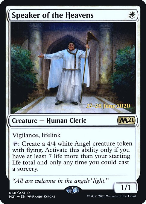 Porta-voz dos Céus — Core Set 2021 Promos 38s