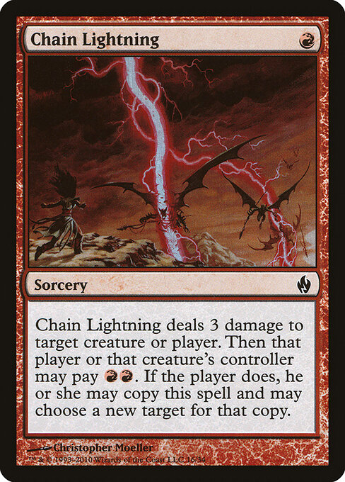 Relâmpago em Cadeia — Premium Deck Series: Fire and Lightning 16