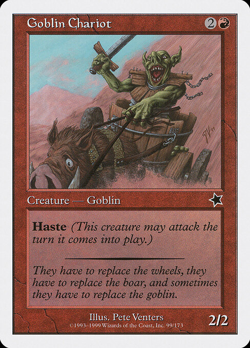 Carruagem Goblin — Starter 1999 99