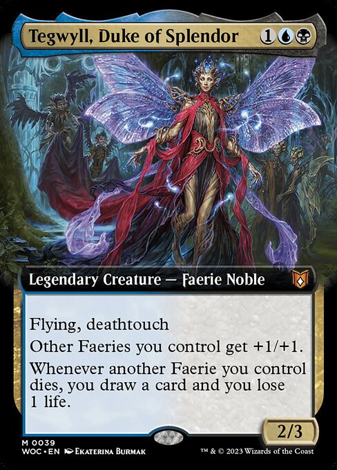Tegwyll, Duque do Esplendor — Wilds of Eldraine Commander 39
