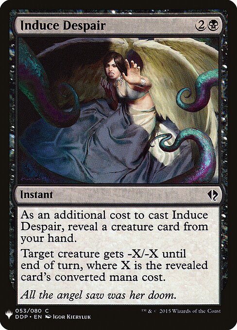 Induzir Desespero — The List DDP-53