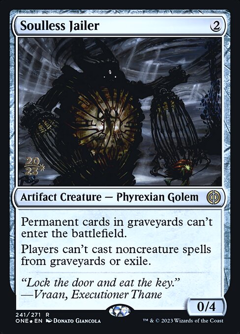 Carcereiro Desalmado — Phyrexia: All Will Be One Promos 241s