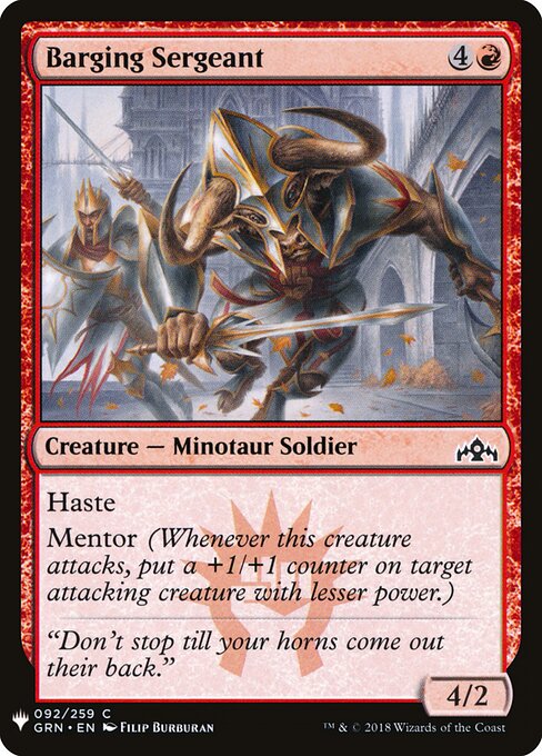 Sargento Cambaleante — The List GRN-92