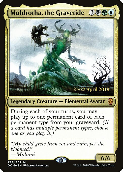 Muldrotha, a Maré Tumular — Dominaria Promos 199s