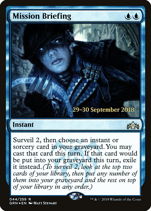 Instruções de Missão — Guilds of Ravnica Promos 44s