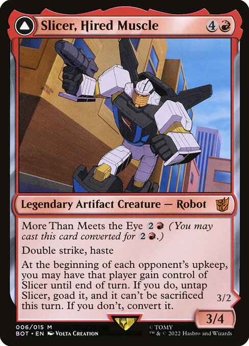 Slicer, Hired Muscle — Transformers 6