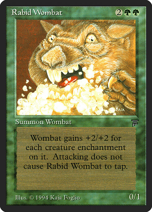 Vombate Raivoso — Legends 198