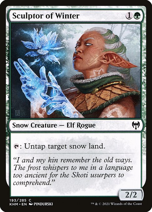 Escultora de Invernos — Kaldheim 193