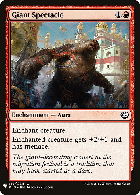 Espetáculo de Gigantes — The List KLD-116