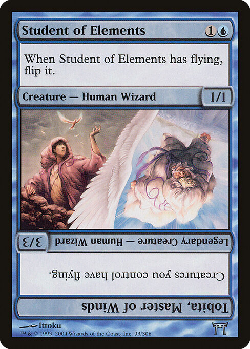 Student of Elements // Tobita, Master of Winds — Champions of Kamigawa 93