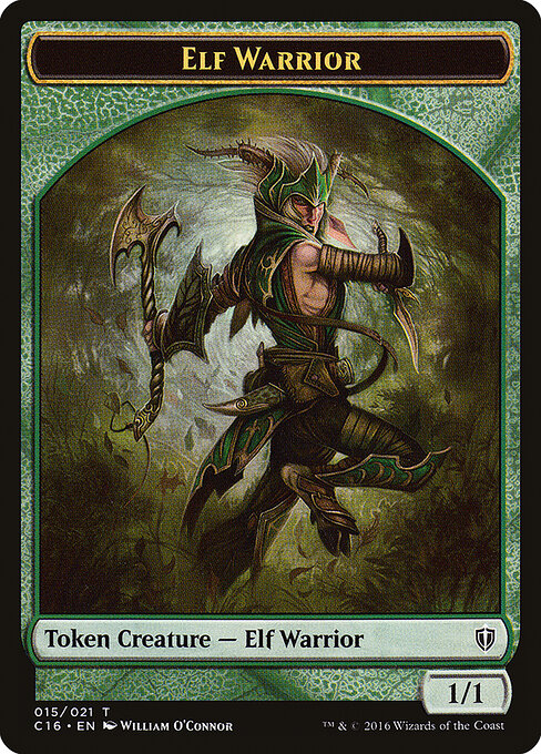 Elf Warrior — Commander 2016 Tokens 15
