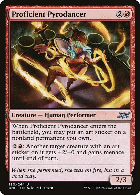 Proficient Pyrodancer — Unfinity 120