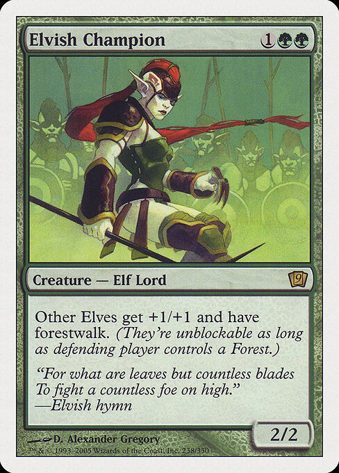 Campeão Élfico — Ninth Edition 238
