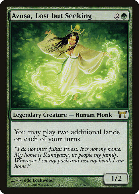Azusa, Perdida mas Procurando — Champions of Kamigawa 201