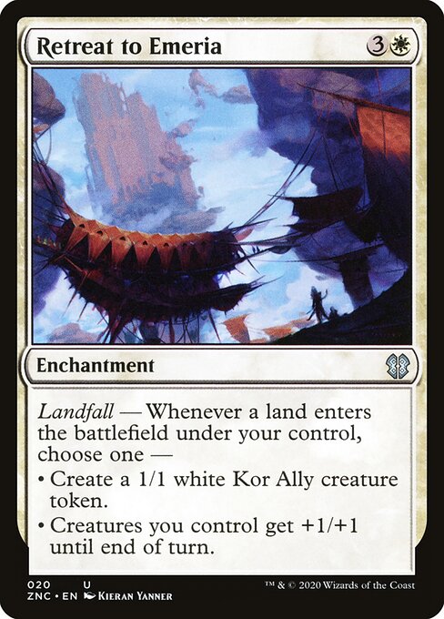 Retirada para Emeria — Zendikar Rising Commander 20