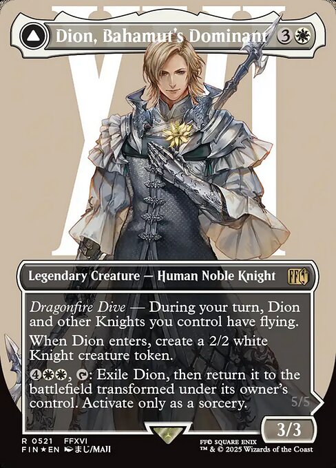 Dion, Bahamut's Dominant — Final Fantasy 521