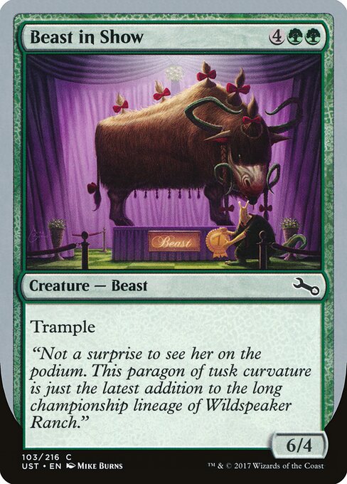 Beast in Show — Unstable 103d