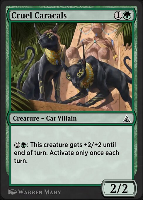 Cruel Caracals — Through the Omenpaths 103