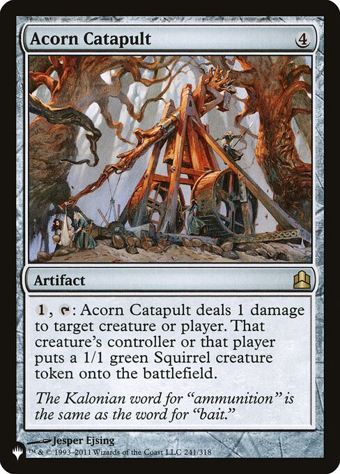 Acorn Catapult — The List CMD-241