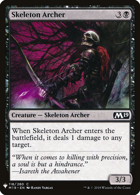 Arqueiro Esquelético — The List M19-118